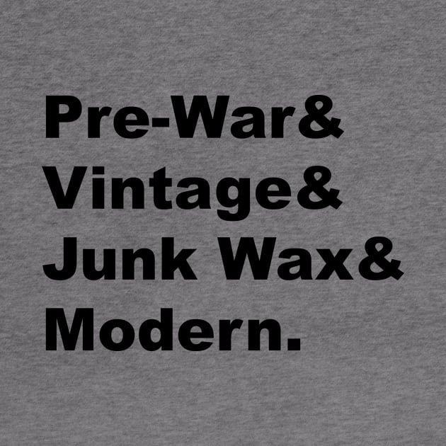 Pre-War & Vintage - Black Lettering by BlackBoxHobby